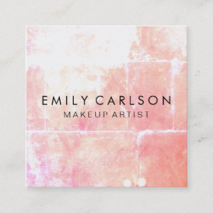 Tarjeta De Visita Cuadrada Moda Grunge