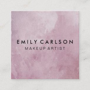 Tarjeta De Visita Cuadrada Moda Grunge