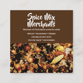 Tarjeta De Visita Cuadrada Moda moderna blanca del marrón de la fotografía de