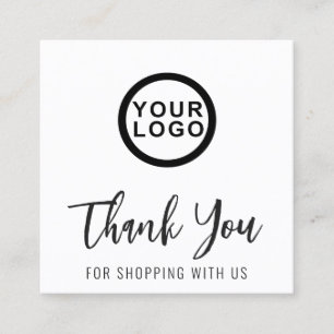 Tarjeta de visita cuadrada moderna elegante Logo G