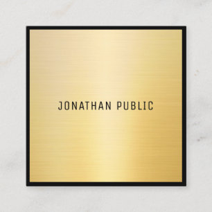 Tarjeta De Visita Cuadrada Moderna plantilla de diseño elegante de estilo mod