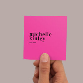 Tarjeta De Visita Cuadrada Moderna y elegante red profesional