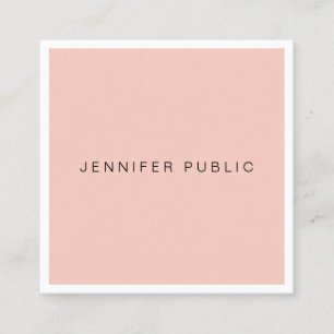 Tarjeta De Visita Cuadrada Moderna y moderna plantilla profesional elegante