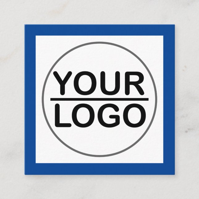 Tarjeta De Visita Cuadrada Moderne LOGO (Anverso)