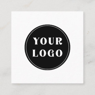 Tarjeta De Visita Cuadrada Moderno, elegante, con estilo y personalizable