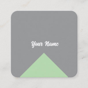 Tarjeta De Visita Cuadrada Moderno Minimalis Geometris suave doff
