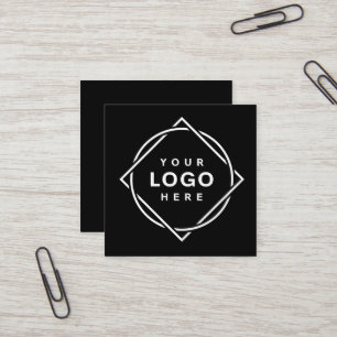Tarjeta De Visita Cuadrada Moderno, Minimalista, elegante y Personalizable