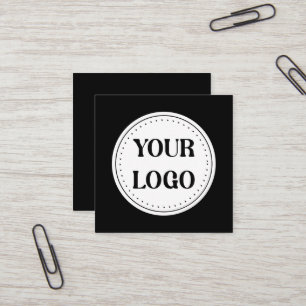 Tarjeta De Visita Cuadrada Moderno, minimalista, elegante y personalizable