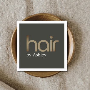 Tarjeta De Visita Cuadrada Moderno Mínimo Faux Aceite Metalizado Negro Negrit