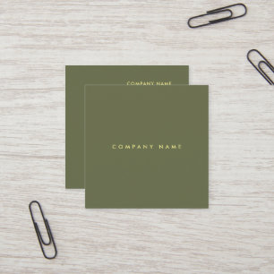 Tarjeta De Visita Cuadrada Moderno profesional de lujo Premium Silk Trendy