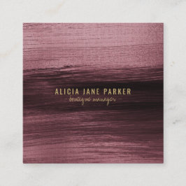 Tarjeta De Visita Cuadrada Moderno y exclusivo gestor de tiendas abstracto el