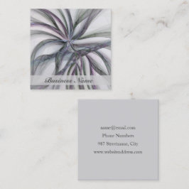 Tarjeta De Visita Cuadrada Movimientos de filigrí modernidad Resumen Traslado