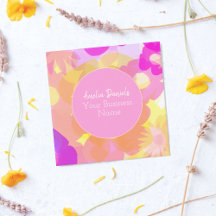 Naranja amarillo rosa Floral