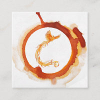 *~* Naranja Burgundy Red Flame Fénix Anillo de Fue