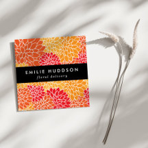 Naranja Dahlia Flowers, Floristry, Flower Shop