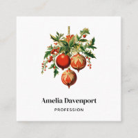 Navidades rojos baubles con fiesta holly