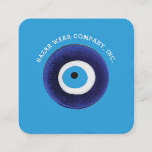 Tarjeta De Visita Cuadrada Nazar Evil Eye Protection Symbol Square Business C