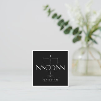 TARJETA DE VISITA CUADRADA NNOONN LOGO NEW