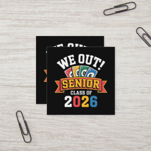 Tarjeta De Visita Cuadrada Nosotros Fuera Clase Superior De 2026
