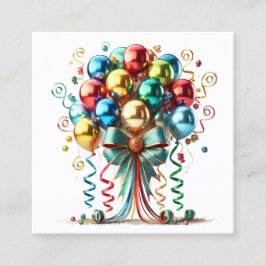 Tarjeta De Visita Cuadrada Ocasiones especiales