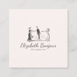 Tarjeta De Visita Cuadrada OPCIONES DE PAPEL/TAMAÑO/FORMA DE Magnetismo Anima