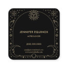 Oro celeste y astrólogo negro