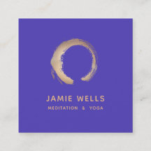 Oro Zen Enso Yoga Meditación Maestra Púrpura