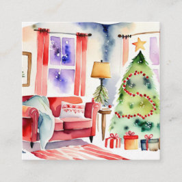 Tarjeta De Visita Cuadrada Oven Mitt y Pot Holders