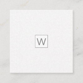 Tarjeta De Visita Cuadrada Pale Masculine Moderno ALL TRADES Professional