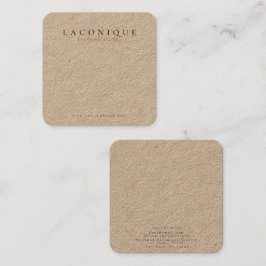 Tarjeta De Visita Cuadrada Pantalla de joyas | Joyería | Kraft