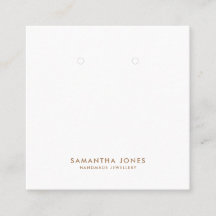 Pantalla minimalista de joyería moderna Earrings