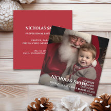 Papá Noel de foto profesional