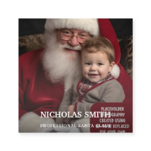 Papá Noel de foto profesional