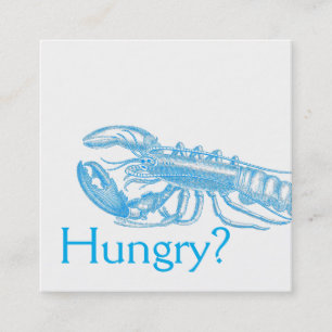 Tarjeta De Visita Cuadrada Para restaurantes