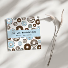 Patrón De Donuts Azules, Tienda De Pasteles, Tiend