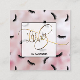 Tarjeta De Visita Cuadrada Patrón de latigazos Artista de latigazos