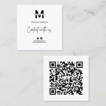 Pequeña empresa Instagram Facebook Código QR Moder