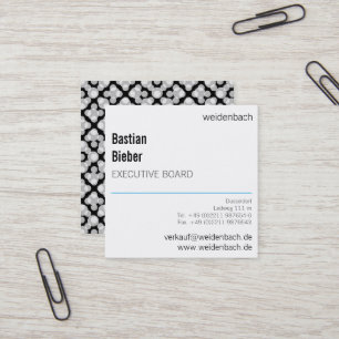 Tarjeta De Visita Cuadrada Pequeño pero audaz