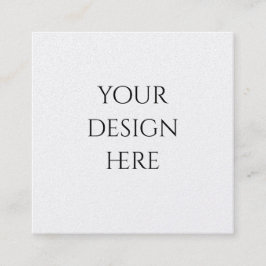 Tarjeta De Visita Cuadrada Personaliza o personaliza 