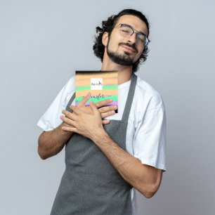 Tarjeta De Visita Cuadrada Personalizado de resumen de color negro naranja pr