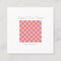 Personalizado simple Naranja rosado de tablero de