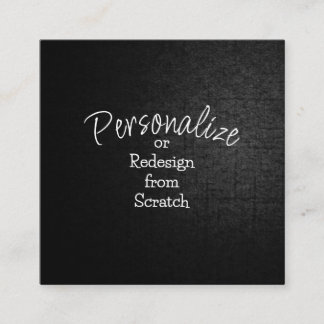 Tarjeta De Visita Cuadrada Personalizar o crear a partir de Scratch -