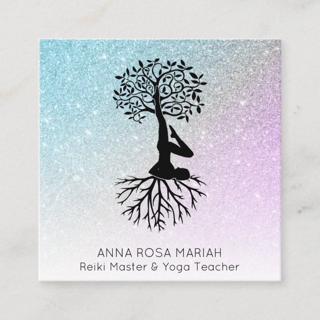 Tarjeta De Visita Cuadrada *~* PIEZAS MANTENER- loto (Anverso)