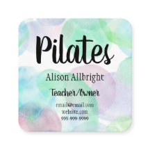 Pilates Yoga Reiki Studio Watercolor Splash
