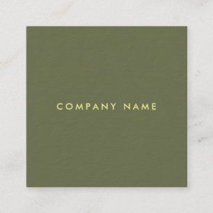 Tarjeta De Visita Cuadrada Plantilla de color elegante Profesional Lujo Moder