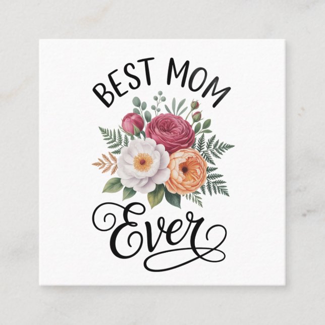 Tarjeta De Visita Cuadrada Postcard (Anverso)