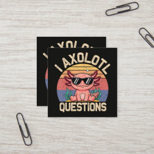 Tarjeta De Visita Cuadrada Pregunto Juventud