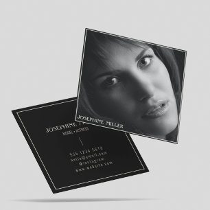 Tarjeta De Visita Cuadrada Profesional de limpieza fotográfica