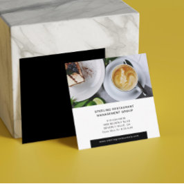 Tarjeta De Visita Cuadrada Profesional de plaza mínima