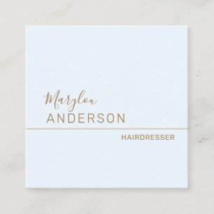 Tarjeta De Visita Cuadrada Profesional - UNISEX